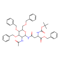 Nω-(2-乙酰氨基-3,4,6-三-O-苄基-2-脱氧-β-D-吡喃葡萄糖酰基)-Nα-(叔丁氧羰基)-L-天冬酰胺苄酯,219968-28-2,≥97%(HPLC),阿拉丁