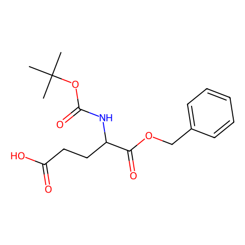N-(叔丁氧羰基)-L-谷氨酸1-苄酯,30924-93-7,≥98%,阿拉丁产品图