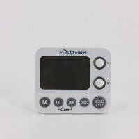 两通道计时器,i-Quip™, 材质:ABS;颜色:白色;类型:具有倒计时功能/秒表功能;产品尺寸:92×79×21mm;屏幕尺寸:60×40mm