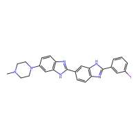间碘Hoechst 33258 ,158013-42-4,BioReagent,适用于荧光分析,用于显微镜,生物染色剂,≥98%,阿拉丁