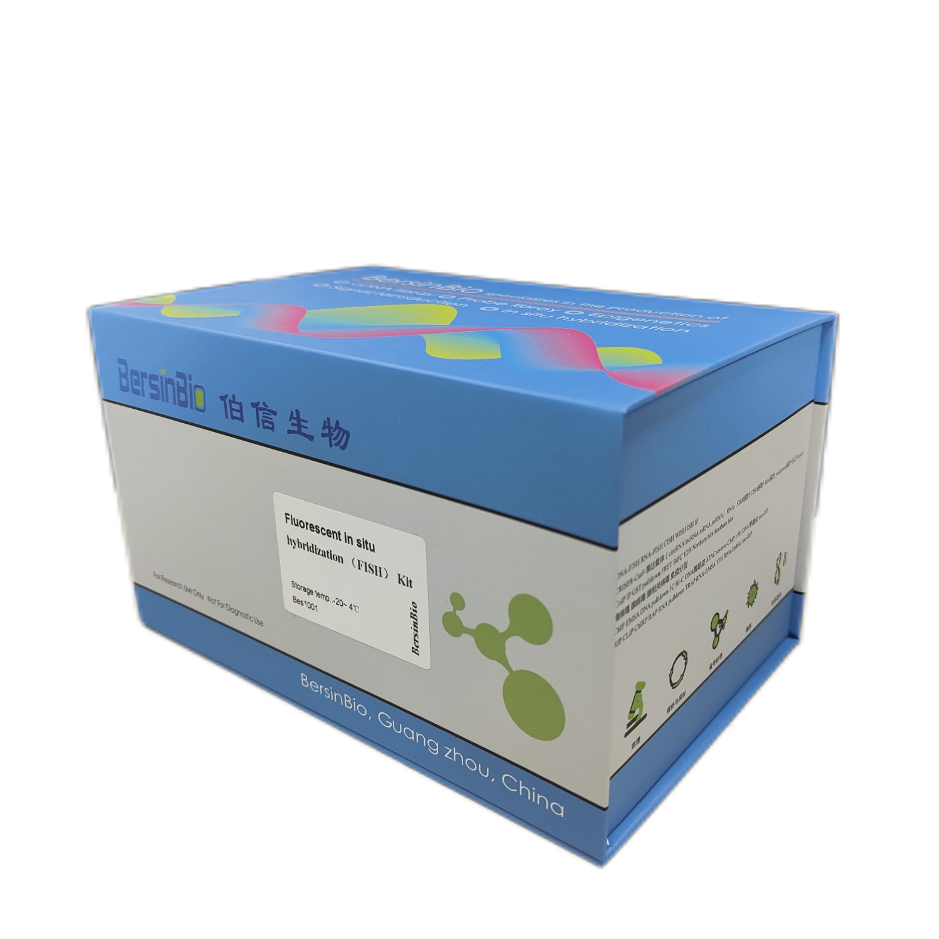 RNA荧光原位杂交(RNA-FISH)试剂盒(RNA-FISH(短链) Kit,30T)产品图