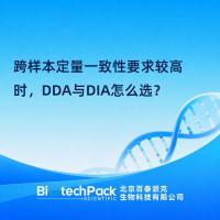 跨样本定量一致性要求较高时，DDA与DIA怎么选？
