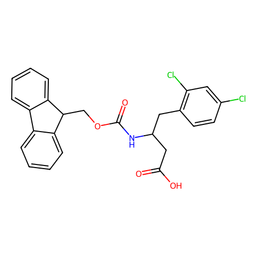 Fmoc-2,4-二氯-D-β-高苯丙氨酸,269396-54-5,95%,阿拉丁产品图