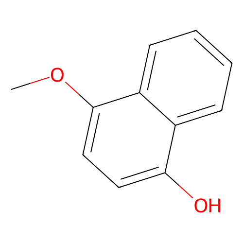4-甲氧基-1-萘酚,84-85-5,≥98%(GC),阿拉丁产品图