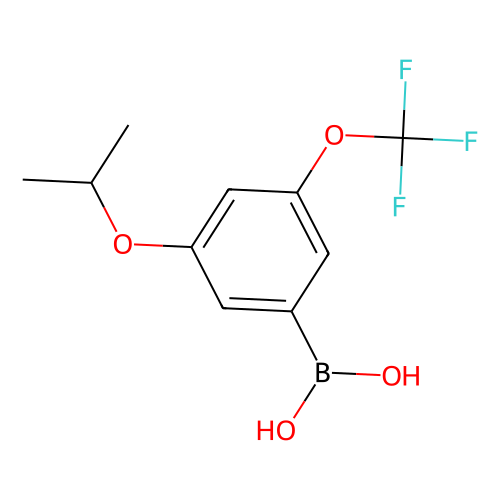(3-异丙氧基-5-(三氟甲氧基)苯基)硼酸(含有数量不等的酸酐),1256346-01-6,≥97%,阿拉丁产品图