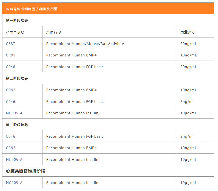 类器官课堂 | hPSC来源心脏类器官关键培养因子与操作流程