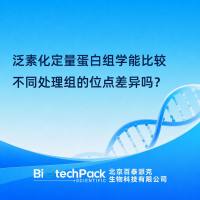 泛素化定量蛋白组学能比较不同处理组的位点差异吗？