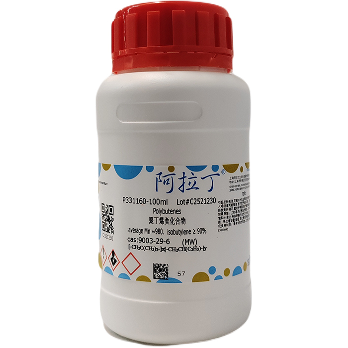 聚丁烯类化合物，9003-29-6，average Mn ~980，isobutylene ≥ 90%，阿拉丁产品图