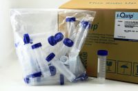 50ml离心管(凹盖)PP直立式,i-Quip™, 材质:聚丙烯;颜色:透明;刻度:印刷刻度;容量:50ml;最大离心力:6000G
