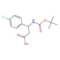 (R)-Boc-4-氟-β-Phe-OH，479064-94-3，≥98.0% (HPLC)，阿拉丁