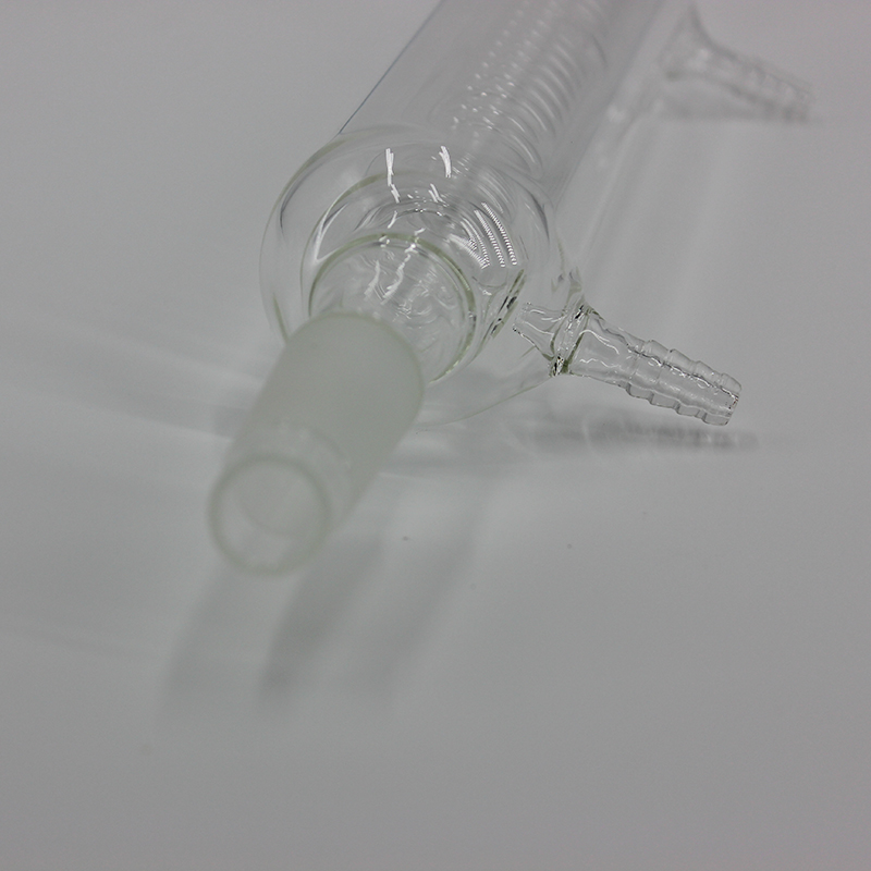 具夹层蛇型冷凝器,i-Quip™, 材质:高硼硅玻璃;颜色:透明;小咀外径:10mm产品图