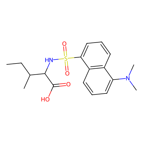丹磺酰-L-异亮氨酸，1100-21-6，≥97%，阿拉丁产品图