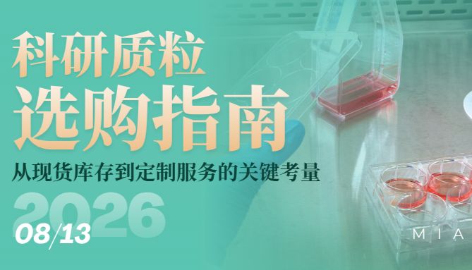科研质粒选购指南：从现货库存到定制服务的关键考量