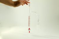 带夹层分水蒸馏接收管,i-Quip™, 材质:高硼硅玻璃;颜色:透明