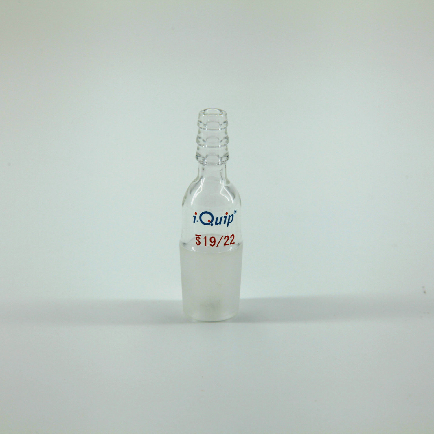 直型抽气接头,外磨口，i-Quip™, 材质:高硼硅玻璃;颜色:透明产品图