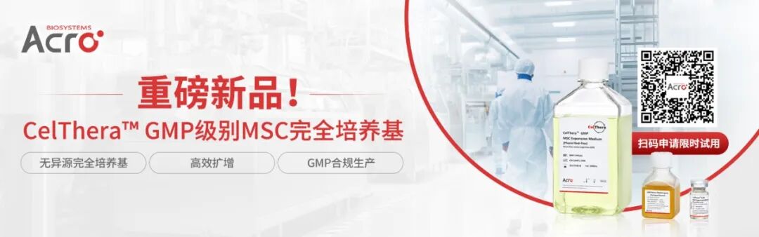 【重磅推新】 | CelThera™ GMP级MSCs完全培养基套装