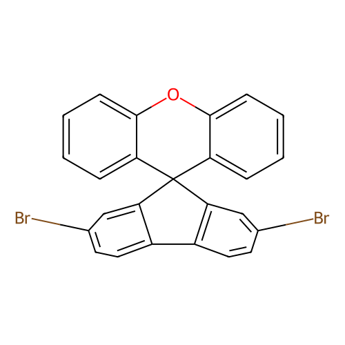 2,7-二溴螺环[9H-芴-9,9'-[9H]氧杂蒽]，198142-65-3，≥98%，阿拉丁产品图