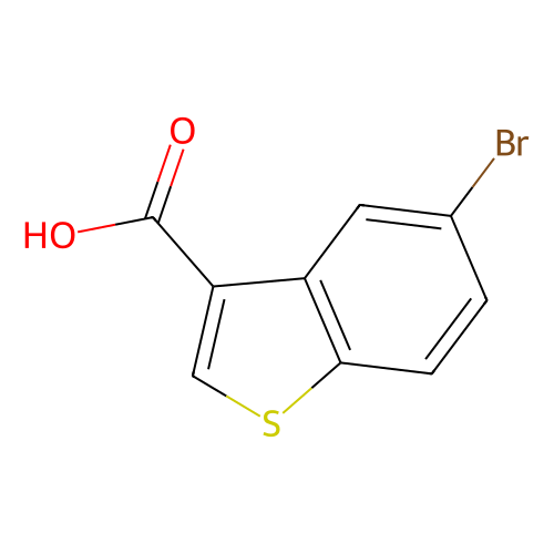 5-溴苯并[b]噻吩-3-羧酸，7312-24-5，98%，阿拉丁产品图