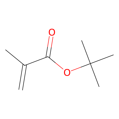 甲基丙烯酸叔丁酯 (TBMA)，585-07-9，包含有200 ppm MEHQ阻聚剂, 99%，阿拉丁产品图