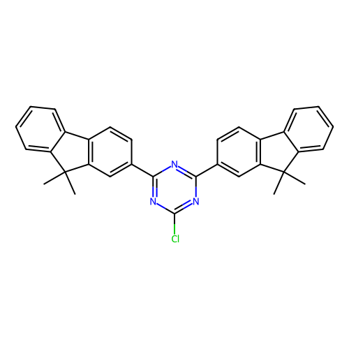 2-氯-4,6-二(9,9-二甲基-9H-芴)-1,3,5-三嗪,1459162-69-6,≥96%,阿拉丁产品图