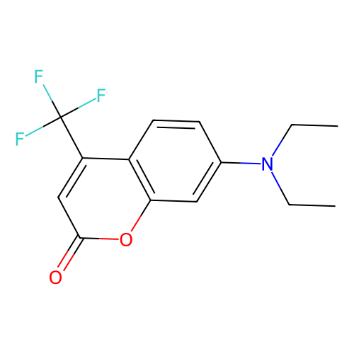 7-(二乙氨基)-4-(三氟甲基)香豆素,41934-47-8,≥98%,阿拉丁产品图