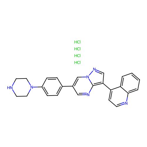 LDN193189 Tetrahydrochloride,2310134-98-4,≥98%,阿拉丁产品图