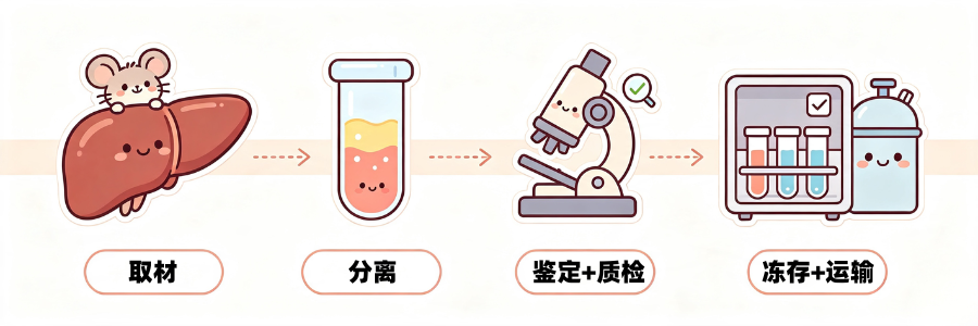 从肝脏到培养皿：一管小鼠肝实质细胞的出厂之路