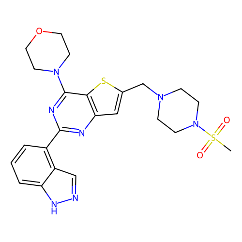 GDC-0941,有效的PI3K抑制剂,957054-30-7,Moligand™, ≥98%,阿拉丁产品图