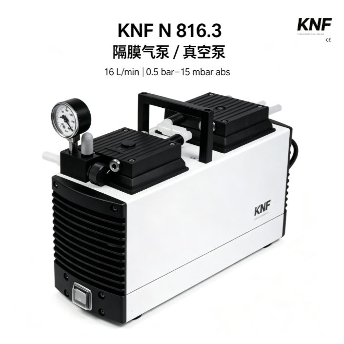 德国KNF N816.3隔膜气泵 医疗分析仪器OEM集成