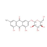 大黄素-6-O-β-D-葡萄糖苷，34298-85-6，≥98%，阿拉丁