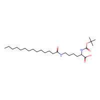 Nα-叔丁氧羰基-Nε-十四酰-L-赖氨酸，2173052-71-4，≥97%，阿拉丁