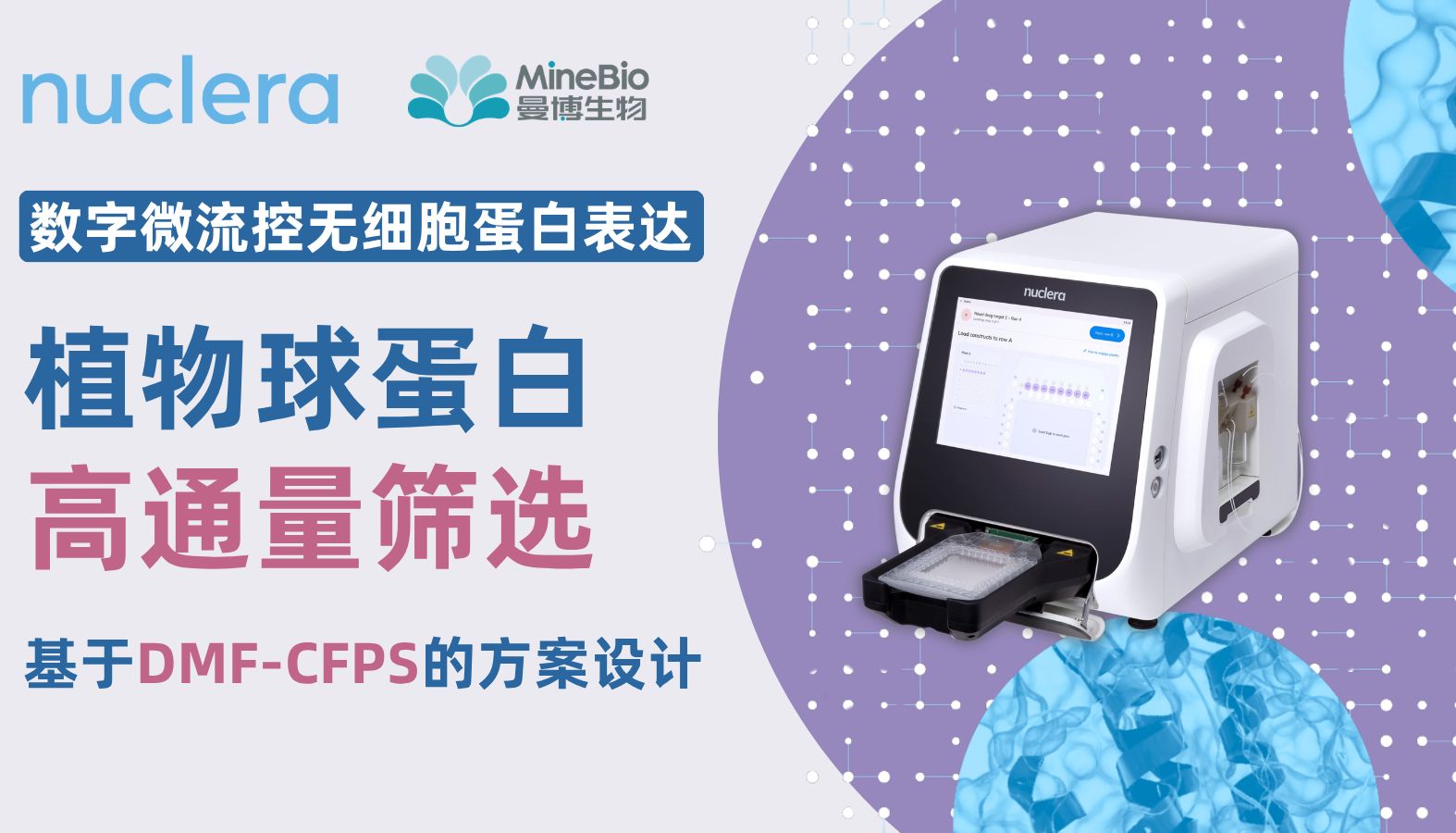 数字微流控无细胞筛选(上篇)：植物球蛋白高通量筛选的研究背景与方法