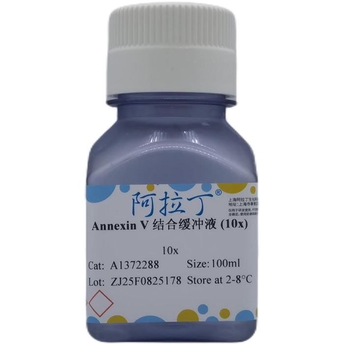 Annexin V 结合缓冲液,BioReagent, 用于显微镜, 无菌过滤, 适用于免疫荧光(IF), 10x,阿拉丁