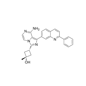 OSI-906(Linsitinib),双重IGF-1R和胰岛素受体激酶抑制剂，867160-71-2，Moligand™, ≥99%，阿拉丁产品图