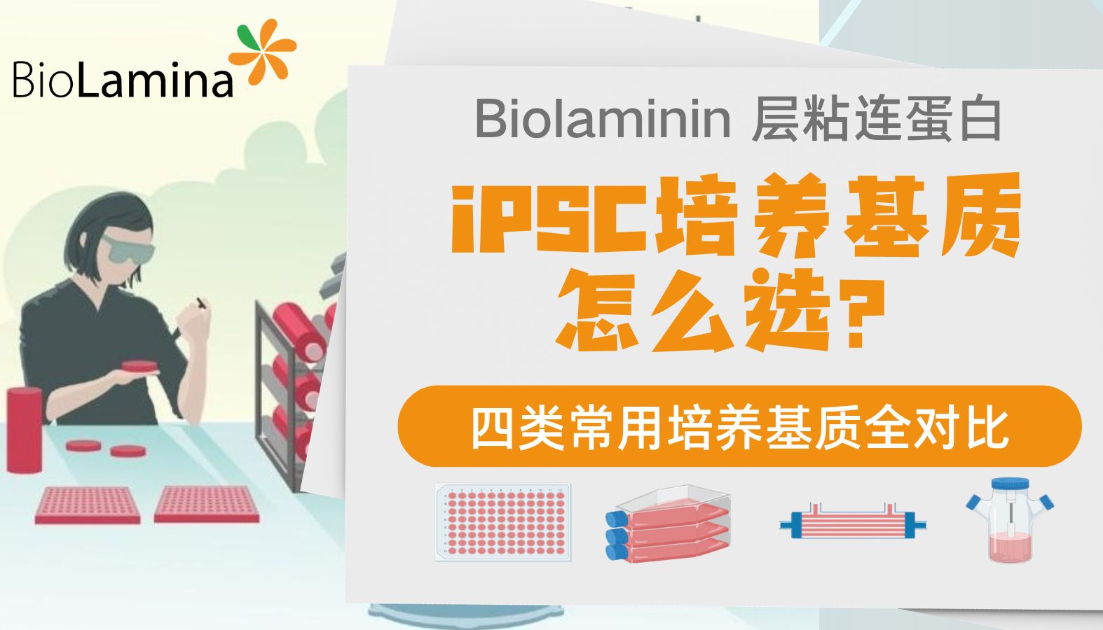 iPSC基质选型指南：Matrigel、VTN、laminin-E8片段与全长层粘连蛋白Biolaminin 521，到底怎么选？