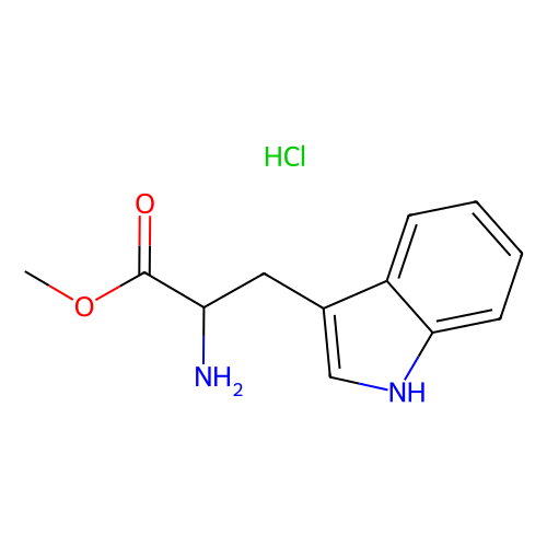 DL-色氨酸甲酯盐酸盐，5619-09-0，≥98%，阿拉丁产品图