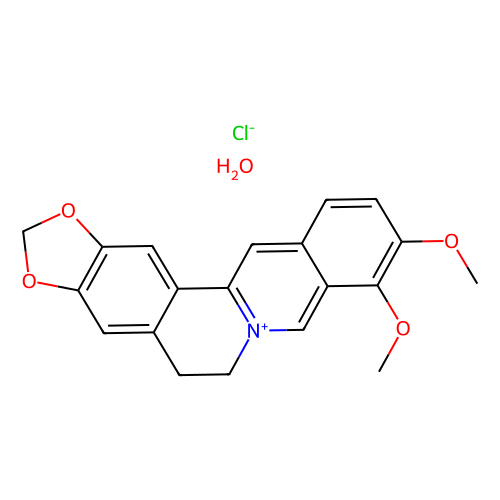 盐酸小檗碱水合物，141433-60-5，≥95%，阿拉丁产品图