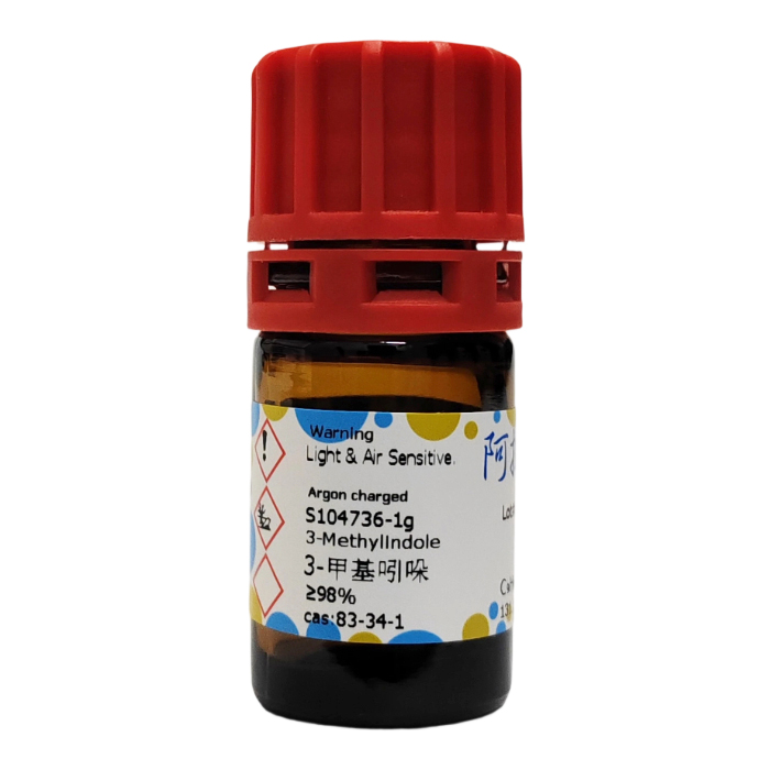 3-甲基吲哚，83-34-1，≥98%，阿拉丁产品图