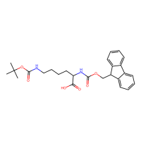Nε-芴甲氧羰基-Nα-叔丁氧羰基-L-赖氨酸，71989-26-9，≥98%，阿拉丁