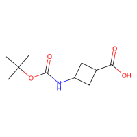 3-(BOC-氨基)环丁烷甲酸，946152-72-3，≥97%，阿拉丁