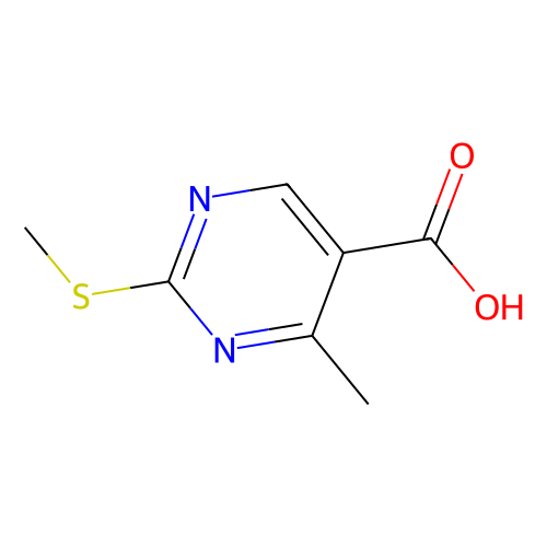 4-甲基-2-(甲硫基)嘧啶-5-羧酸,98276-75-6,≥97%,阿拉丁产品图