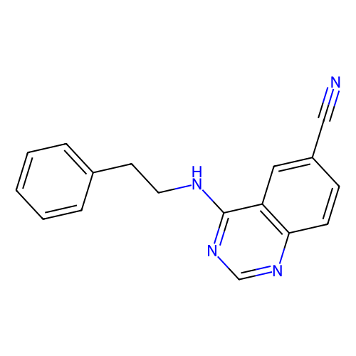 4-[(2-苯乙基)氨基]-6-喹唑啉甲腈，1366002-50-7，≥98%，阿拉丁产品图
