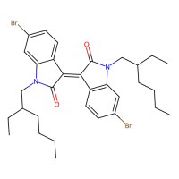 6,6'-二溴-N,N'-(2-乙基己基)异靛,1147124-23-9,≥97%,阿拉丁