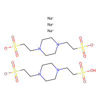 1,4-哌嗪二乙磺酸倍半钠盐(PIPES-1.5Na)，100037-69-2，≥99%，阿拉丁