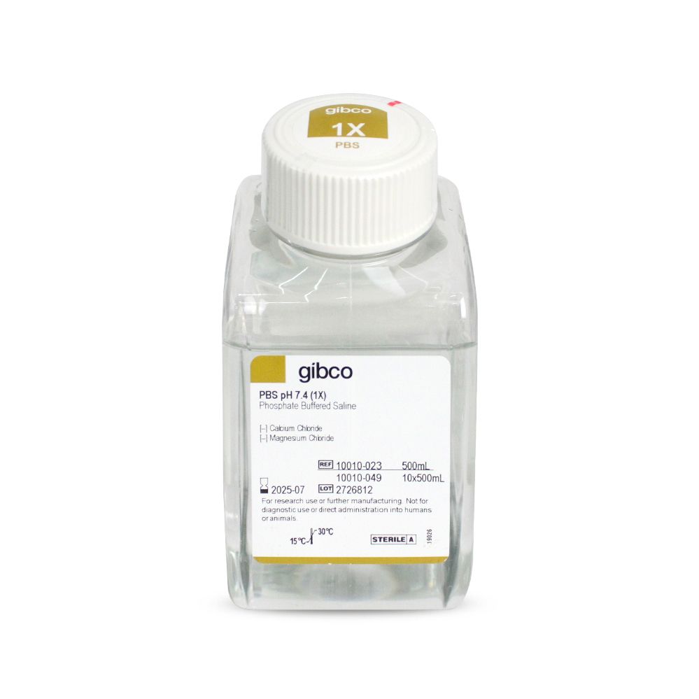 Gibco 10010-023 磷酸盐缓冲溶液, pH 7.4