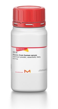 白蛋白 来源于人类血清 lyophilized powder, essentially fatty acid free