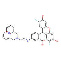 ZnAF-1F (锌离子荧光探针),443302-08-7,BioReagent, 用于显微镜, 适用于荧光分析, ≥90%(HPCE),阿拉丁
