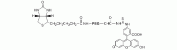 生物素-PEG-荧光素,生物素-PEG-FITC,MW 5000 Da,阿拉丁产品图