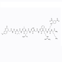 MCA-AVLQSGFR-Lys(Dnp)-Lys-NH2 (冠状病毒主蛋白酶荧光底物), TFA 盐,932391-88-3,≥95%,阿拉丁