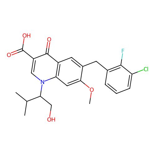Elvitegravir (JTK-303)，697761-98-1，Moligand™, 10mM in DMSO，阿拉丁产品图